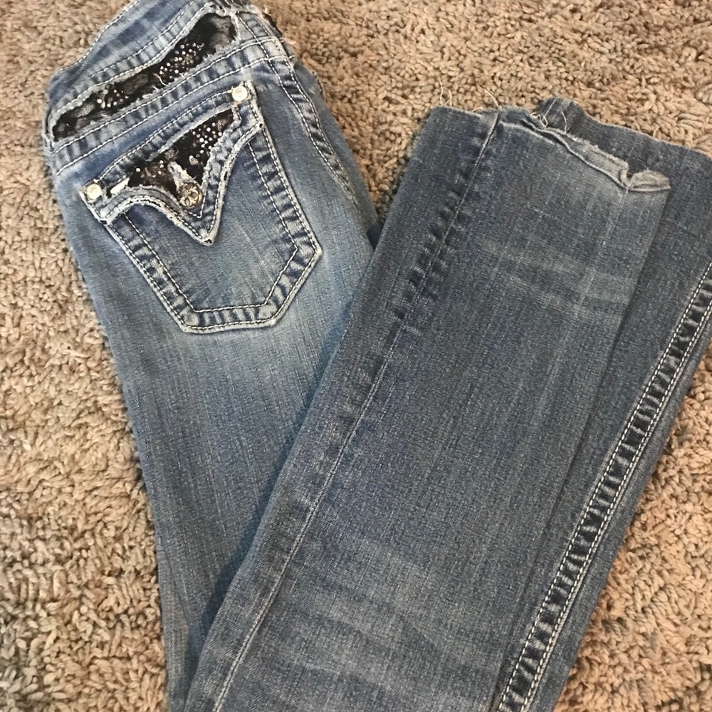 Miss Me Jeans Size 26 Boot Cut WITH FLAWS